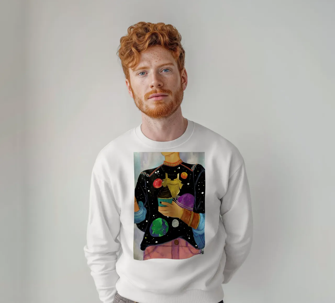 Cupcakes And Space felpa da Paloma Kua