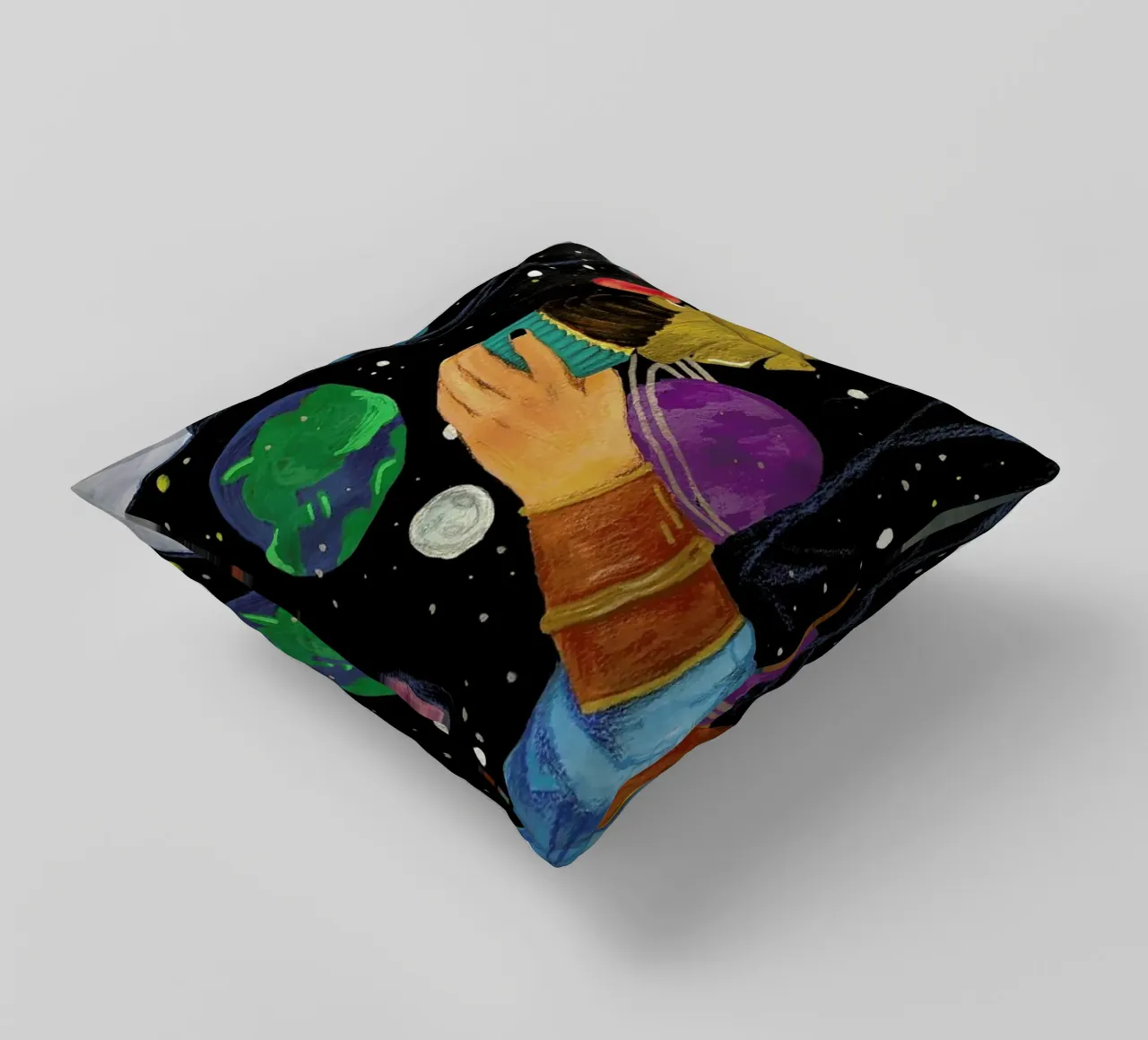Cupcakes And Space cuscino da Paloma Kua