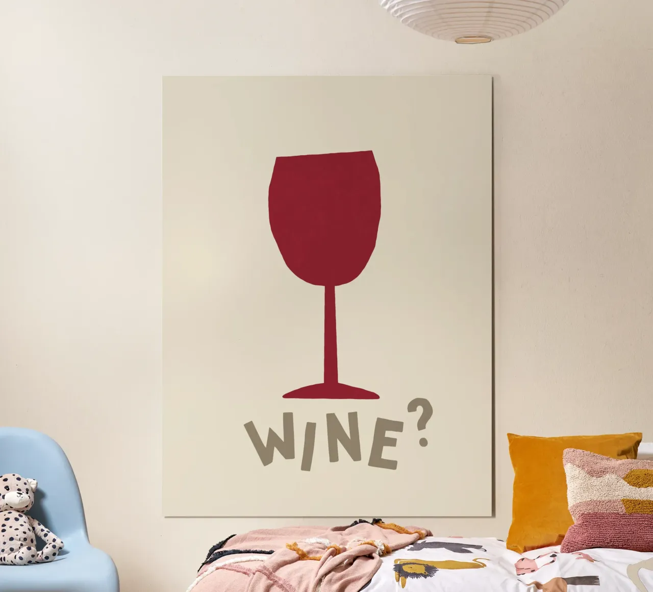 Wine - Bordeaux poster with plastic frame by MoonlightPrint
