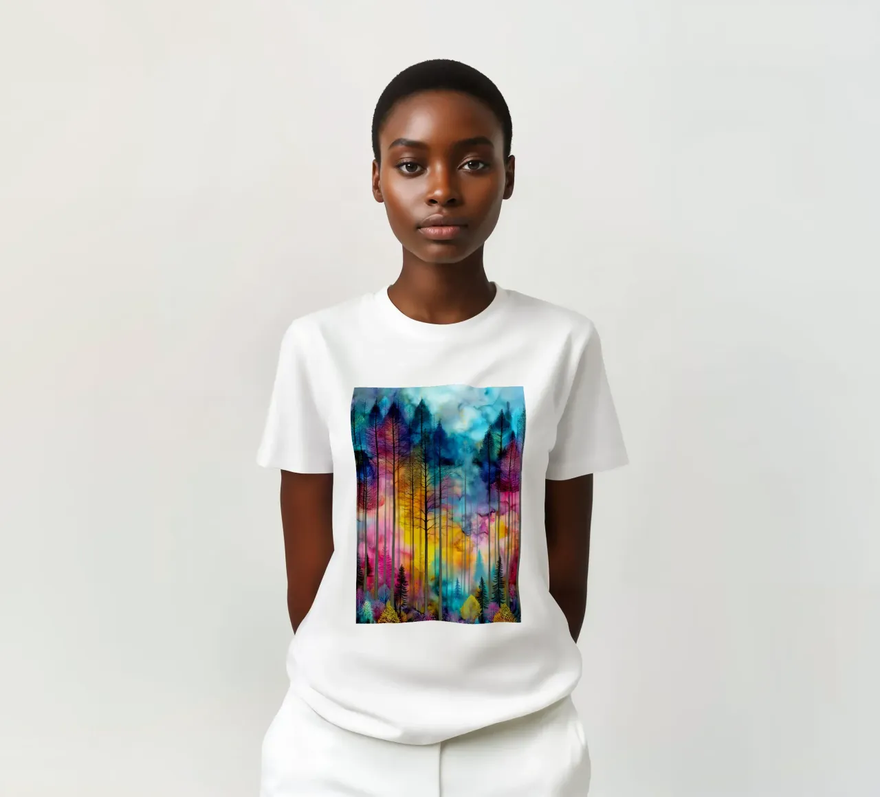 Magic forest 2 t-shirt by Justyna Jaszke JBJart