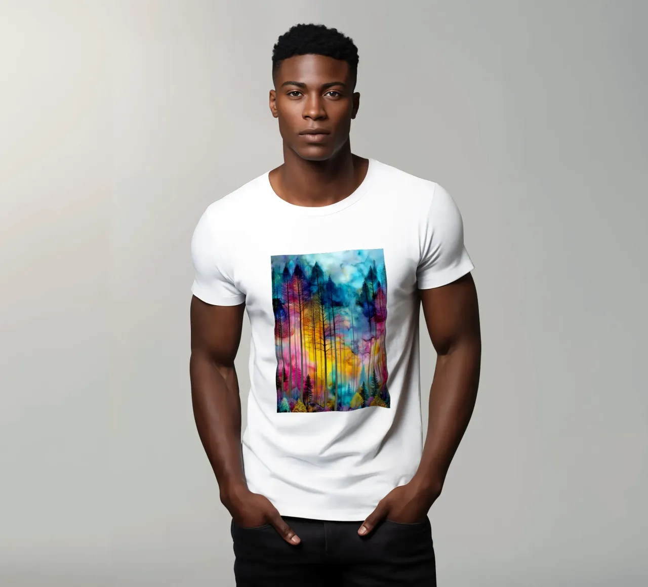 Magic forest 2 t-shirt by Justyna Jaszke JBJart