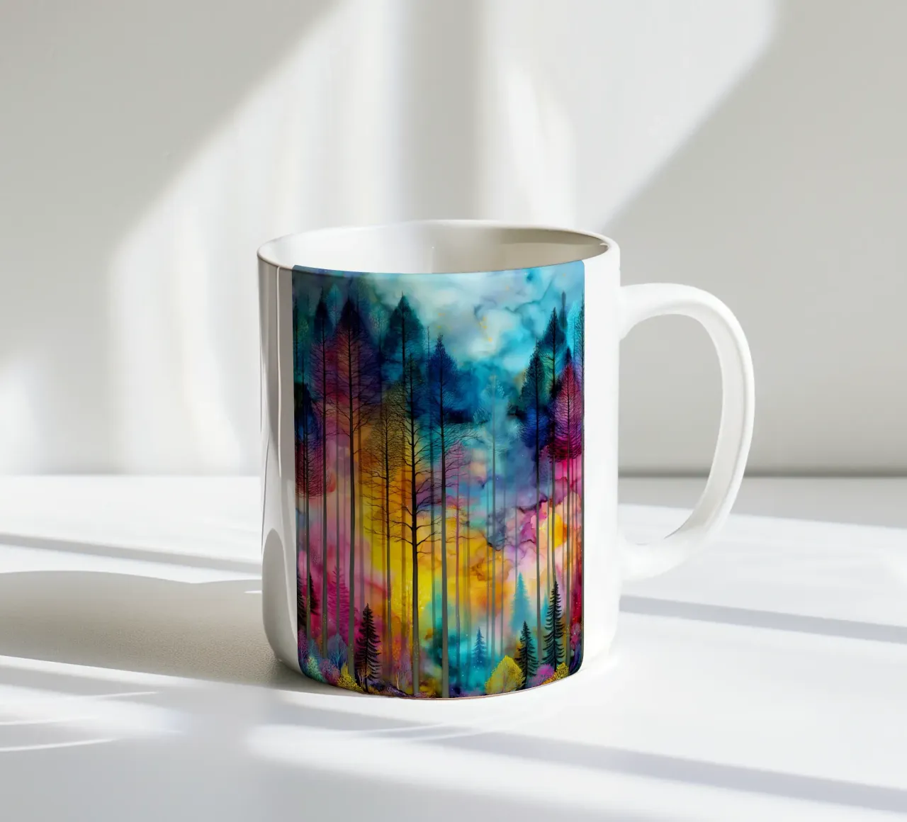 Foresta magica 2 tazza in ceramica da Justyna Jaszke JBJart