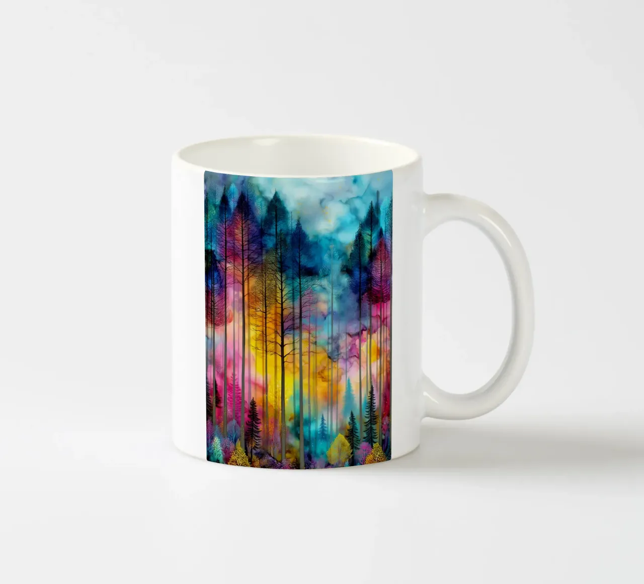 Foresta magica 2 tazza in ceramica da Justyna Jaszke JBJart