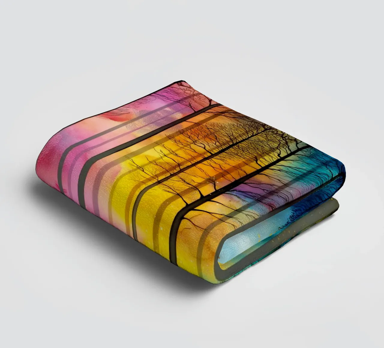 Magic forest 2 towel by Justyna Jaszke JBJart