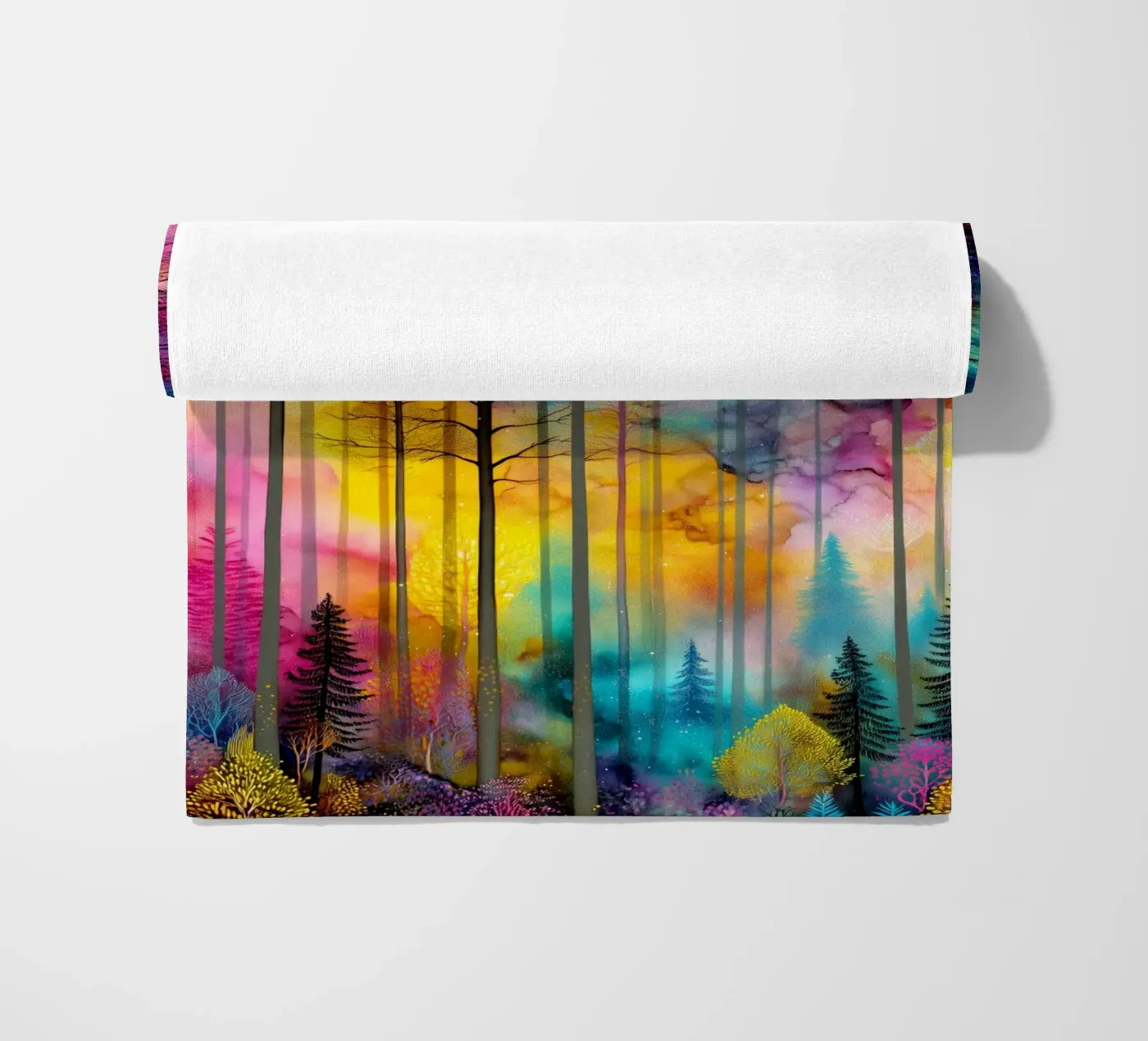 Zauberwald 2 Strandtuch von Justyna Jaszke JBJart