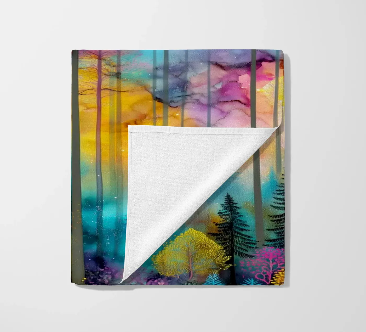 Zauberwald 2 Strandtuch von Justyna Jaszke JBJart