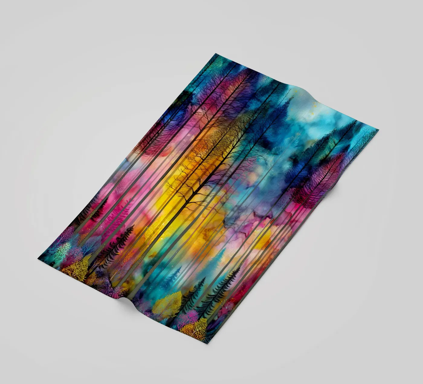 Zauberwald 2 Strandtuch von Justyna Jaszke JBJart