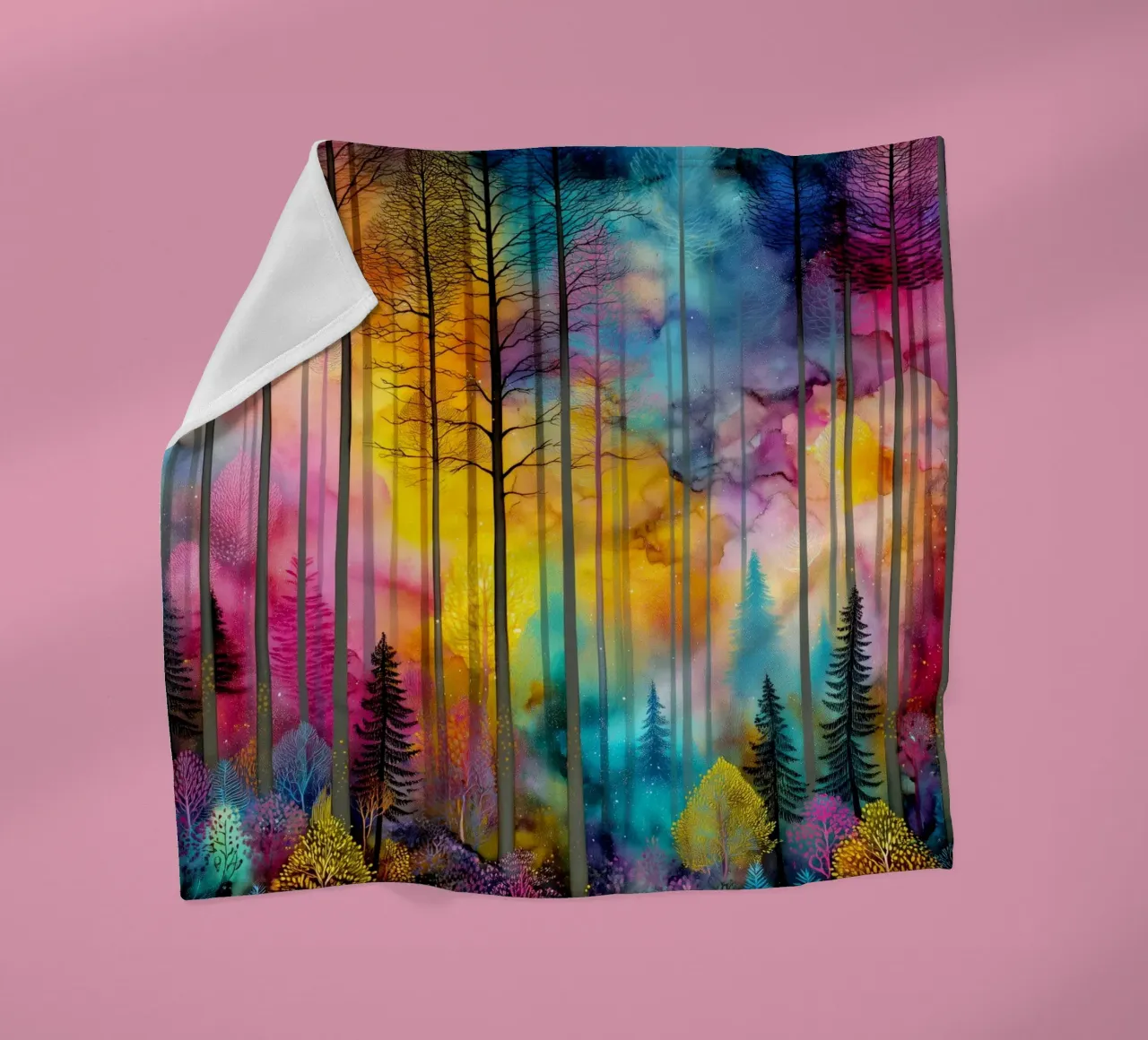 Magic forest 2 Fleecedecke von Justyna Jaszke JBJart