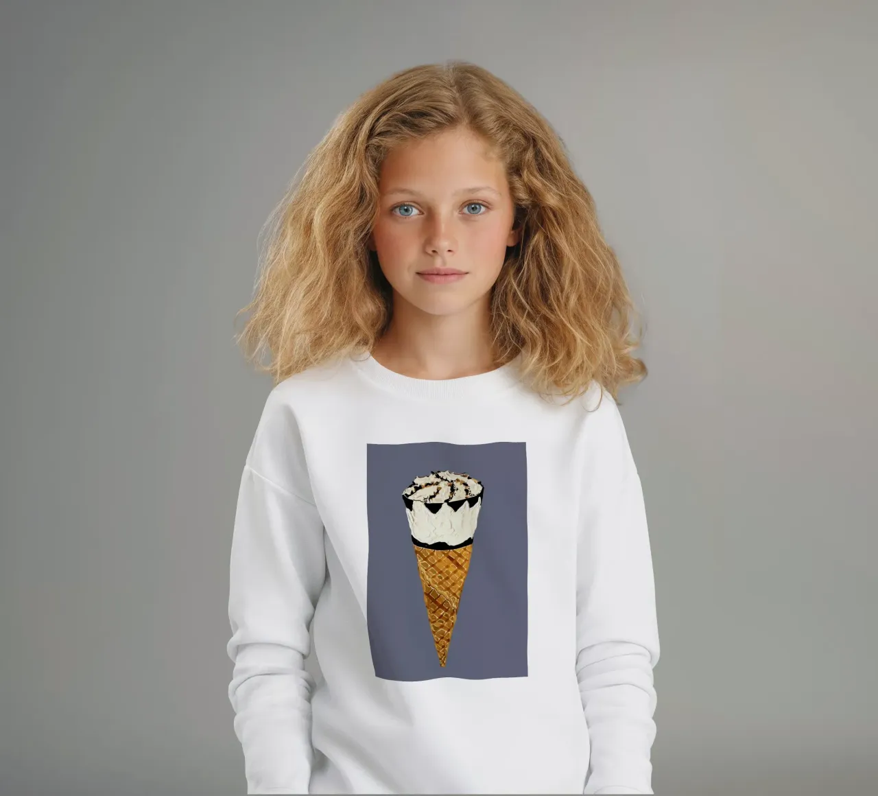 Cornetto kids sweatshirt by Alice Straker