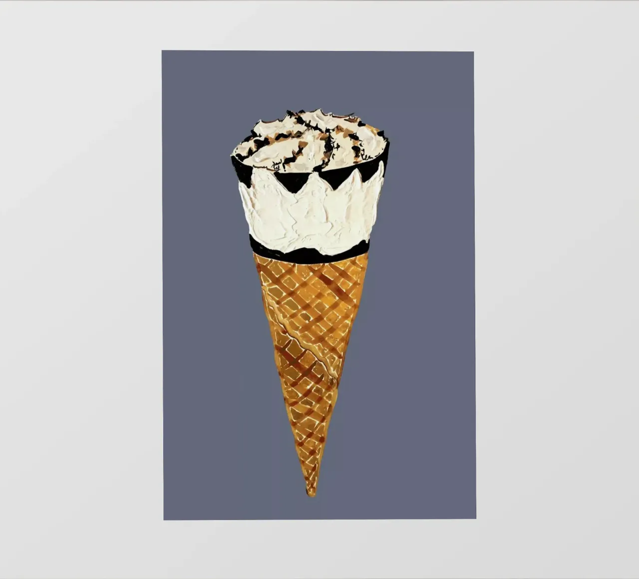 Cornetto pellicola backlit da Alice Straker