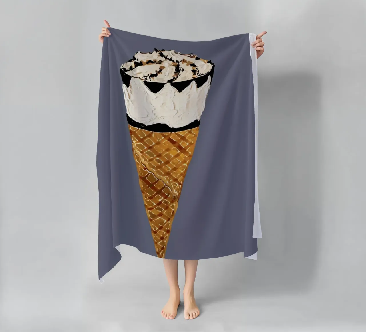 Cornetto telo mare da Alice Straker