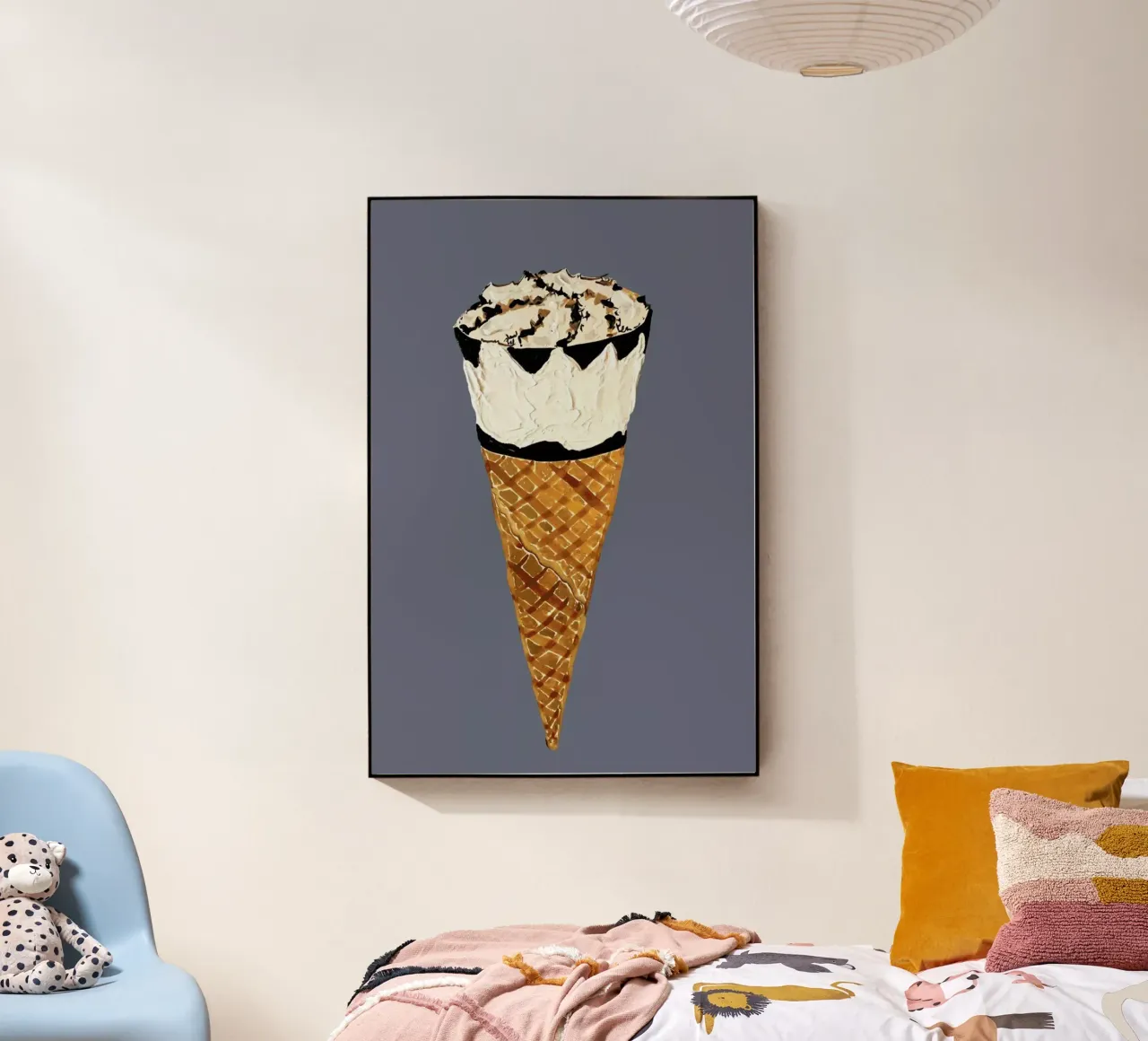 Cornetto plexiglass da Alice Straker