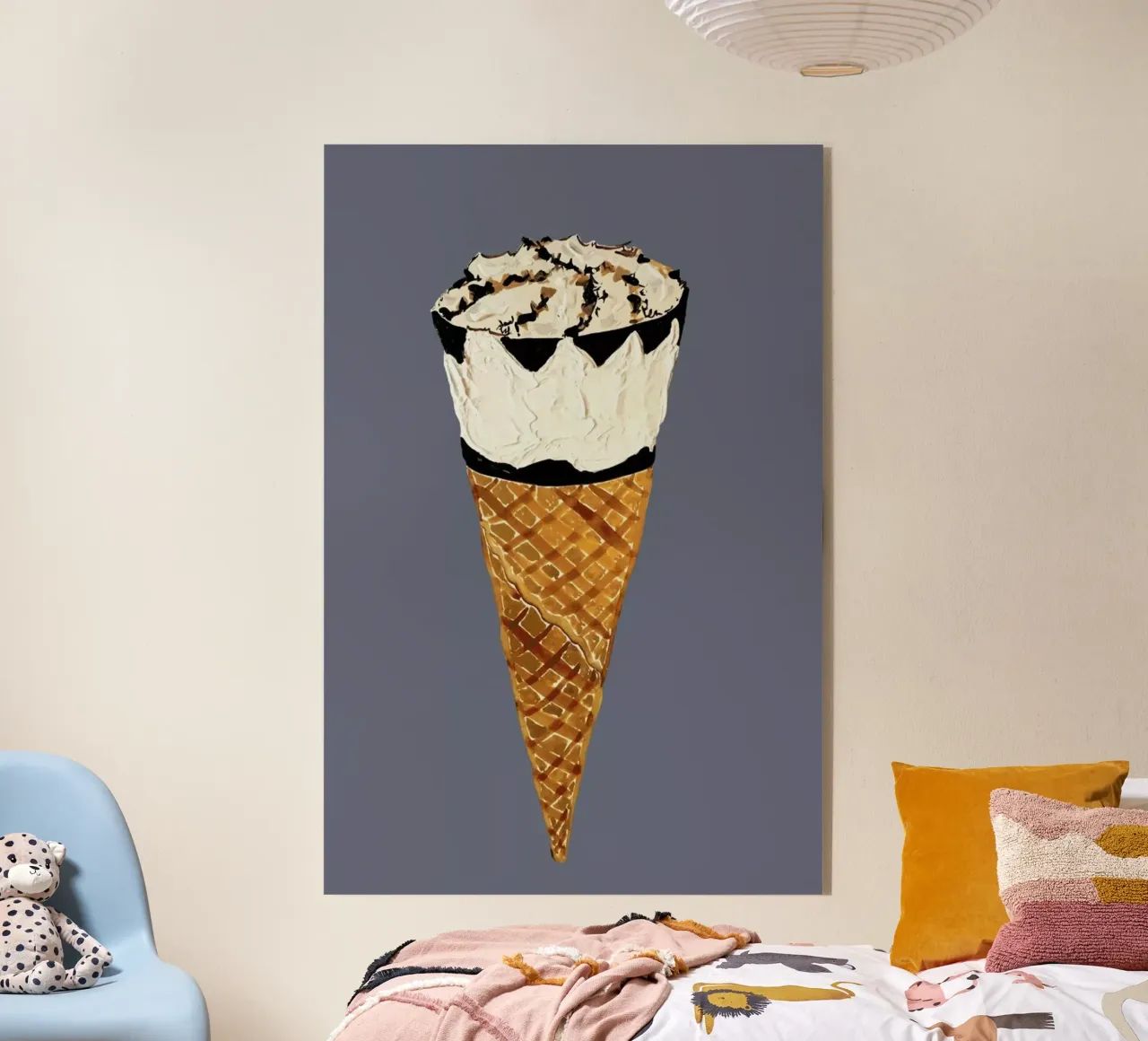 Cornetto plexiglass da Alice Straker