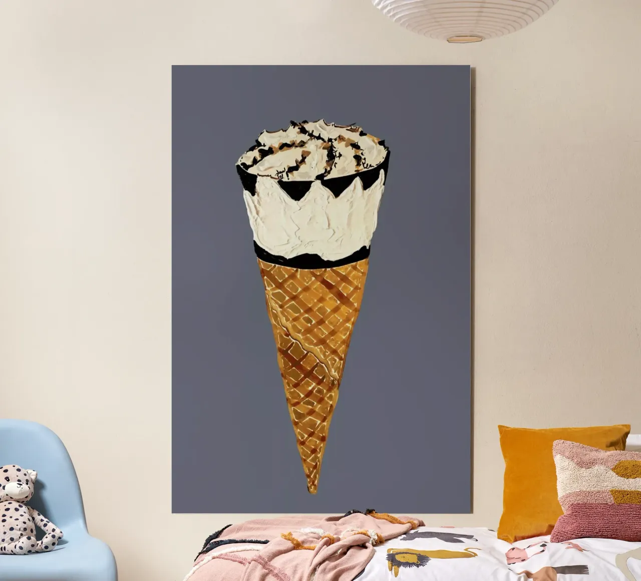 Cornetto alluminio dibond da Alice Straker