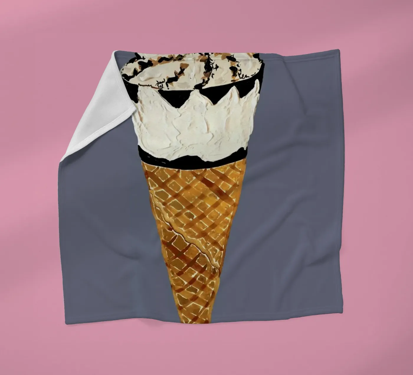 Cornetto fleecedeken van Alice Straker