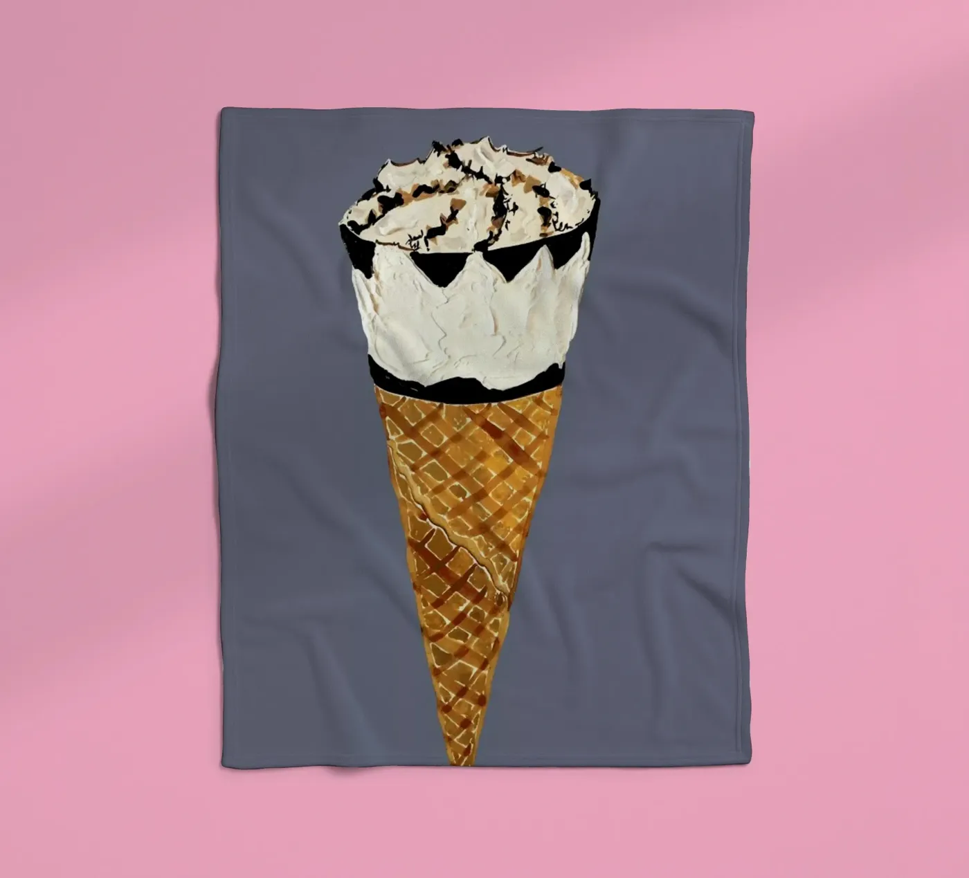 Cornetto fleecedeken van Alice Straker