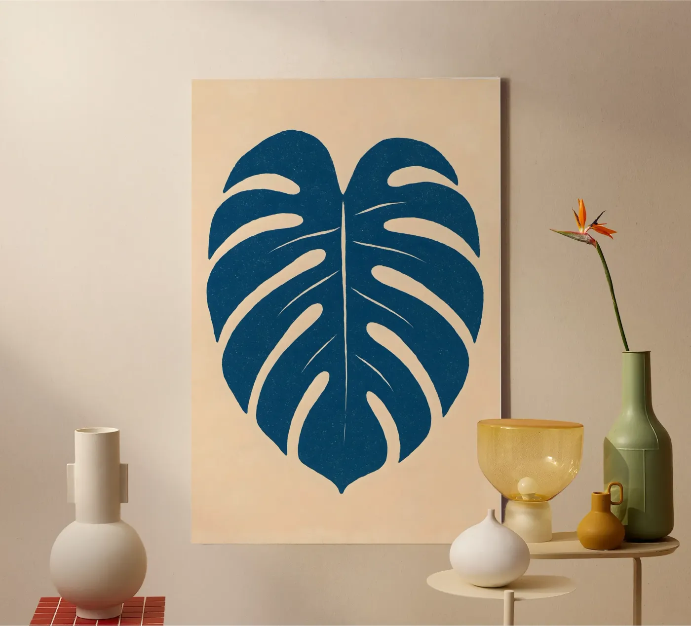 Split Leaf Study canvas van Creative.Mind