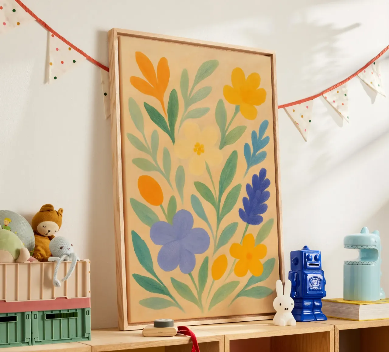 Bloom Symphony II tela con Cornice a cassetta da Creative.Mind