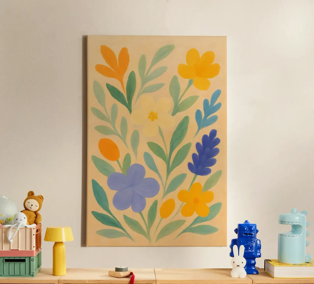 Bloom Symphony II tela con Cornice a cassetta da Creative.Mind