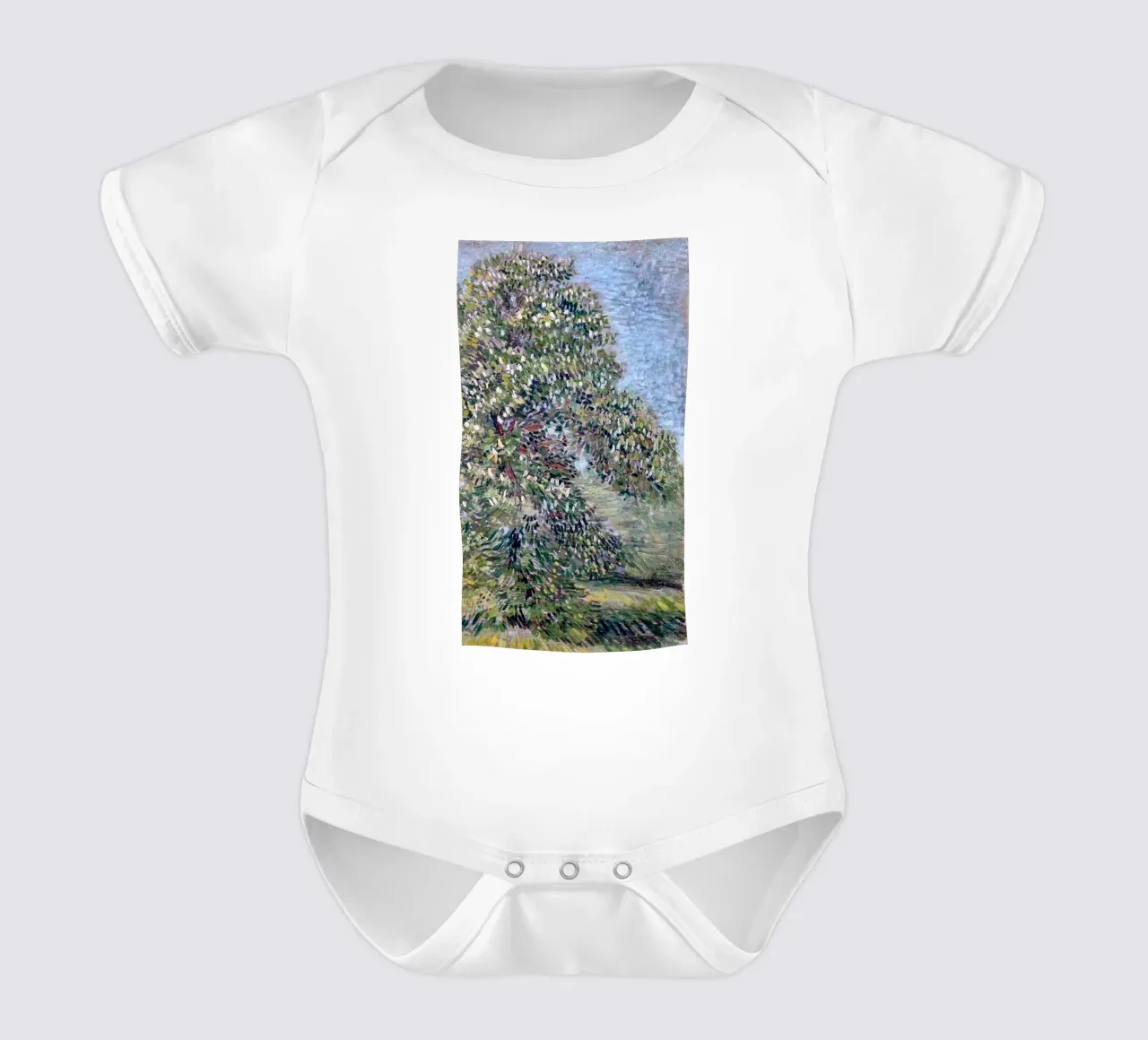 alberi rigogliosi body neonato maniche corte da cloud shop