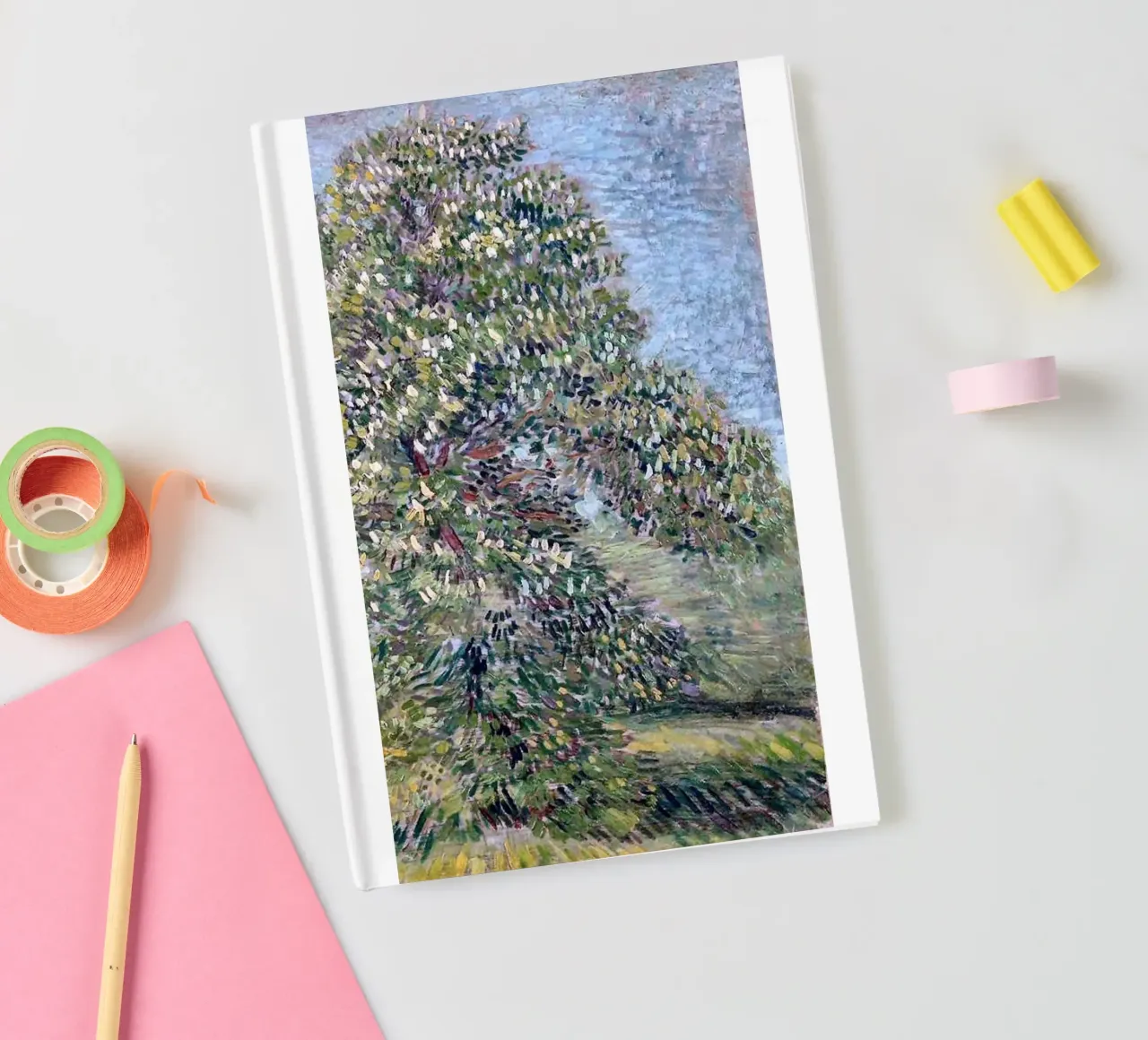 lush trees notebook by cloud shop