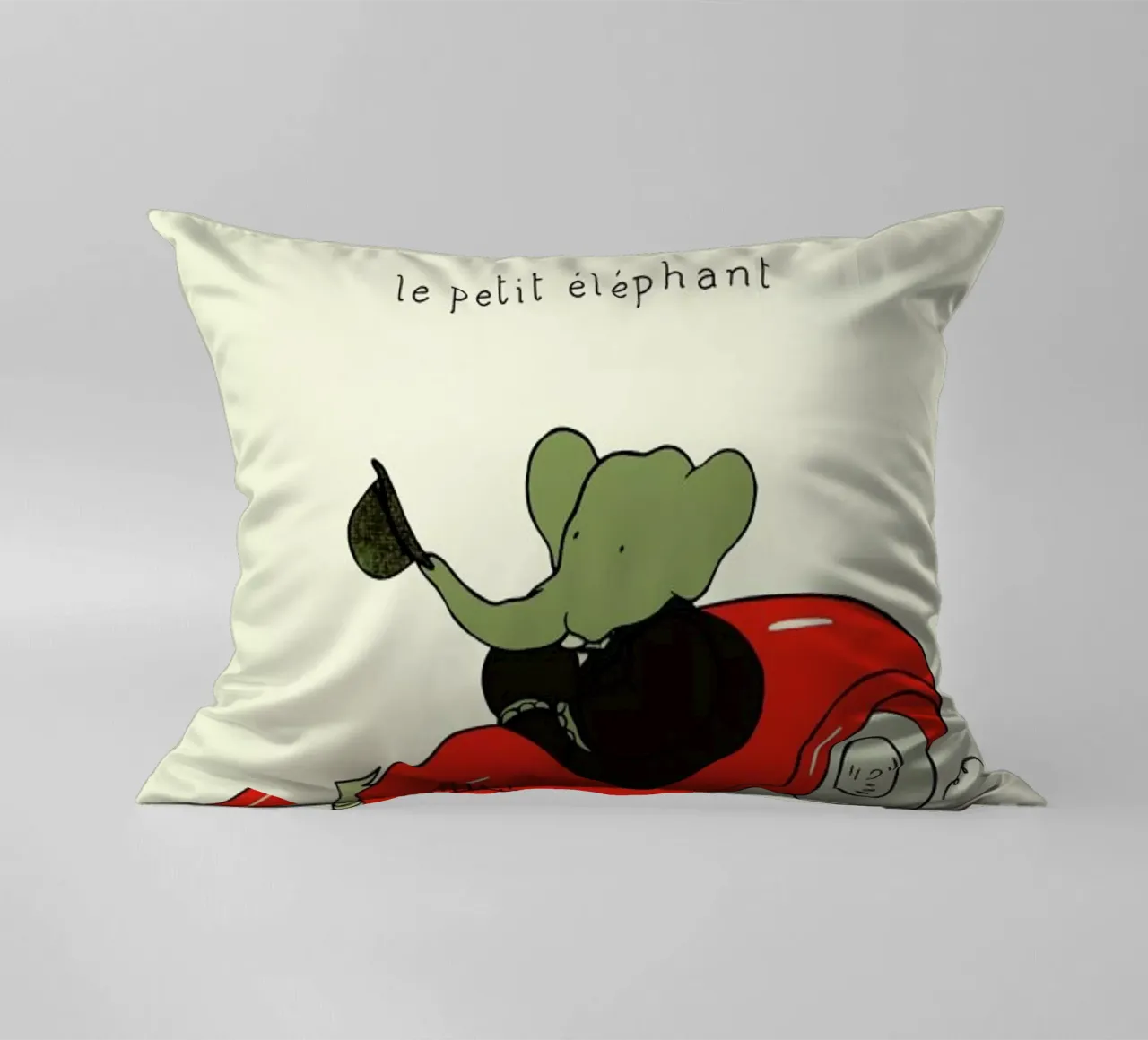 Histoire de Babar 2 cuscino da Little Flourishes