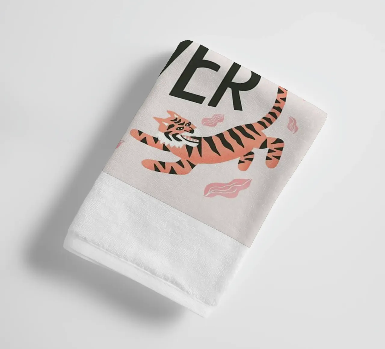 tigre testo fauna selvatica asciugamano da bagno da art quots shop