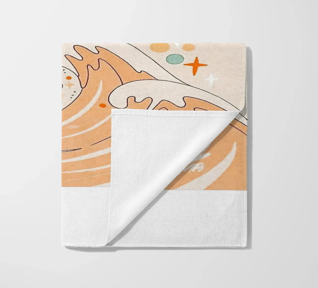 texte de motivation sur les vagues de l'océan serviette de plage de art quots shop