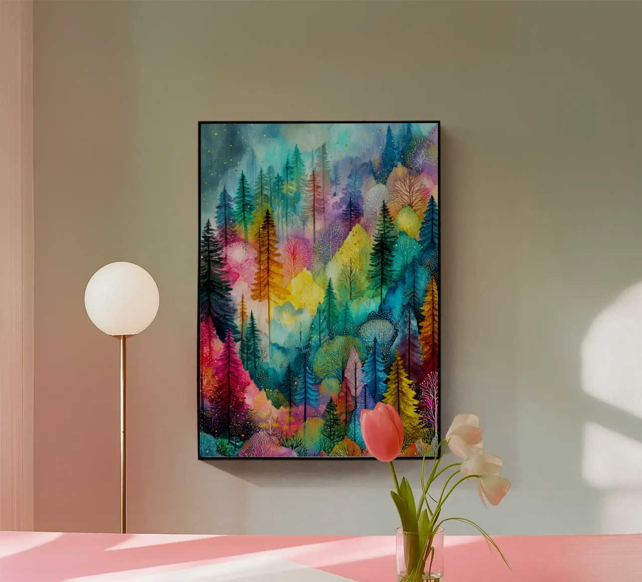 Zauberwald 3 Acryl-Glas von Justyna Jaszke JBJart