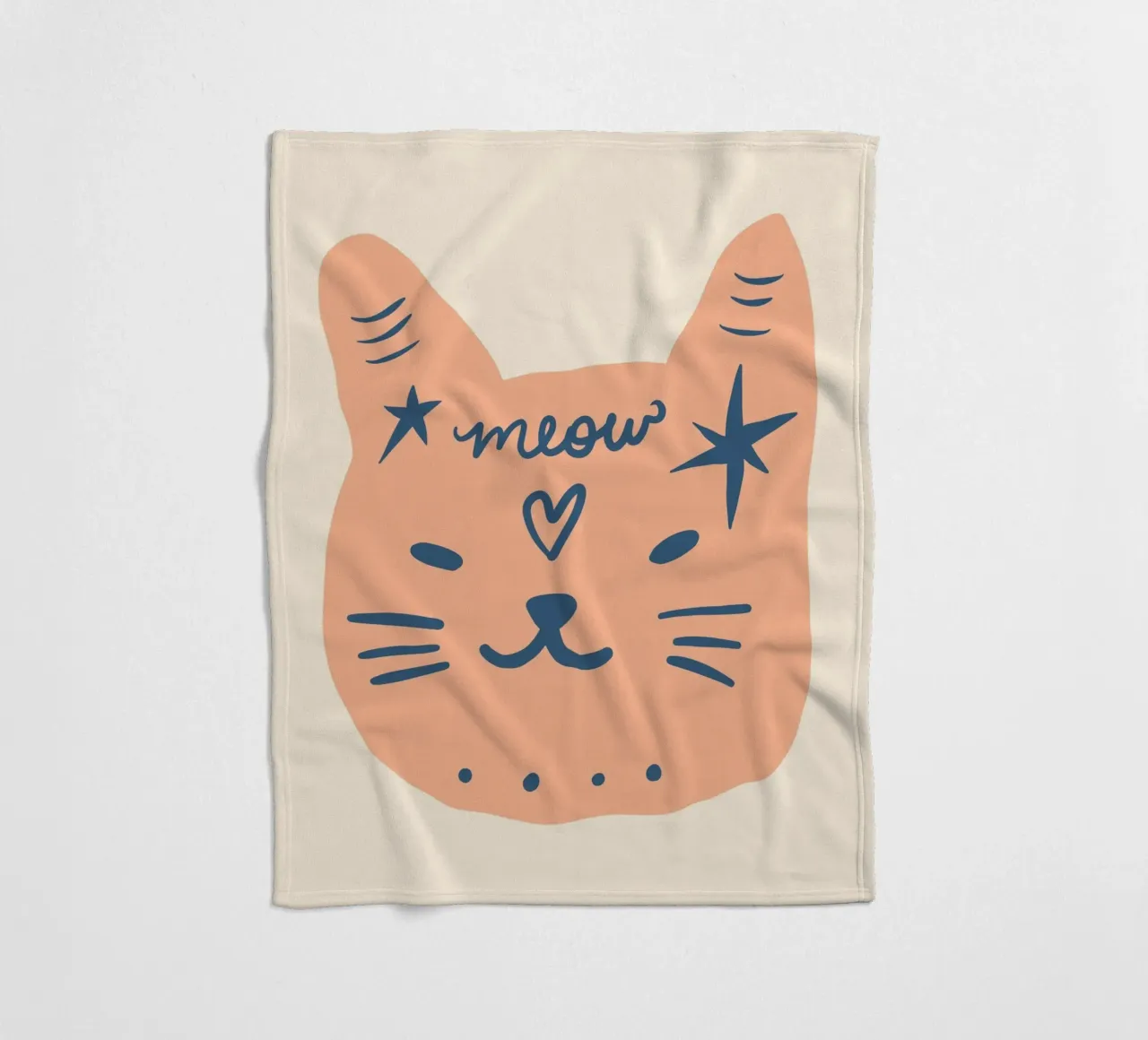 Tiny And Wild No 03 coperta in pile da treechild