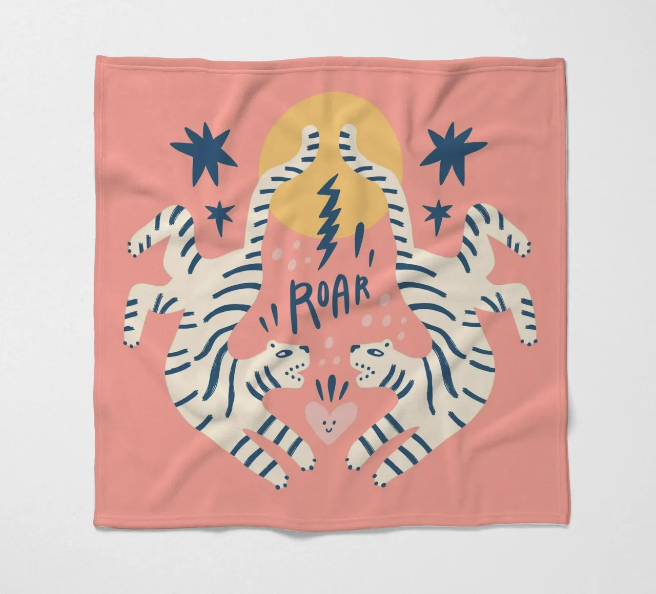 Tiny And Wild No 04 coperta in pile da treechild