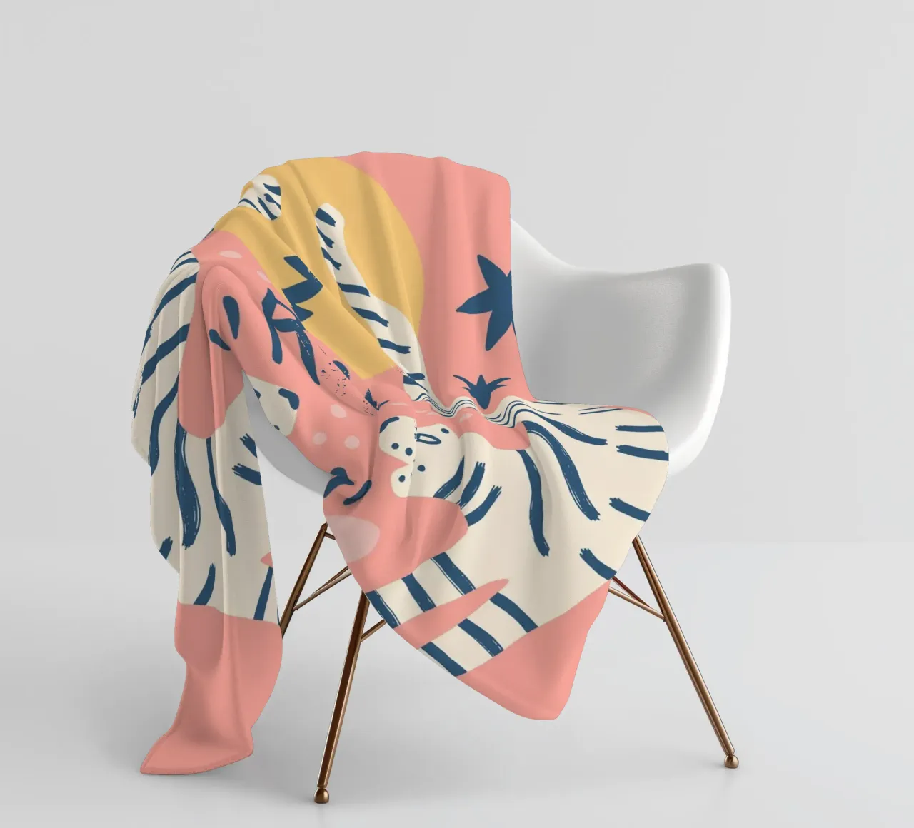 Tiny And Wild No 04 coperta in pile da treechild