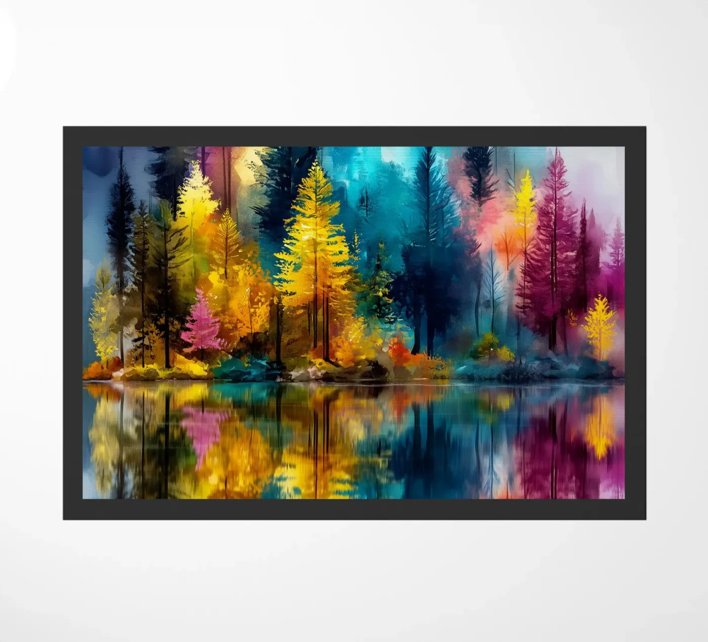 Magic forest 4 Fußmatte von Justyna Jaszke JBJart