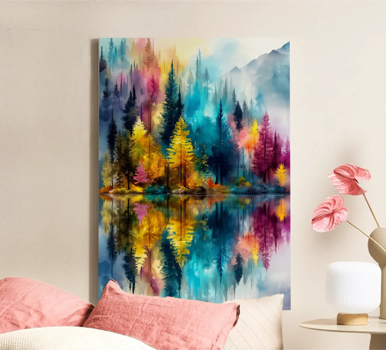Magic forest 4 canvas by Justyna Jaszke JBJart