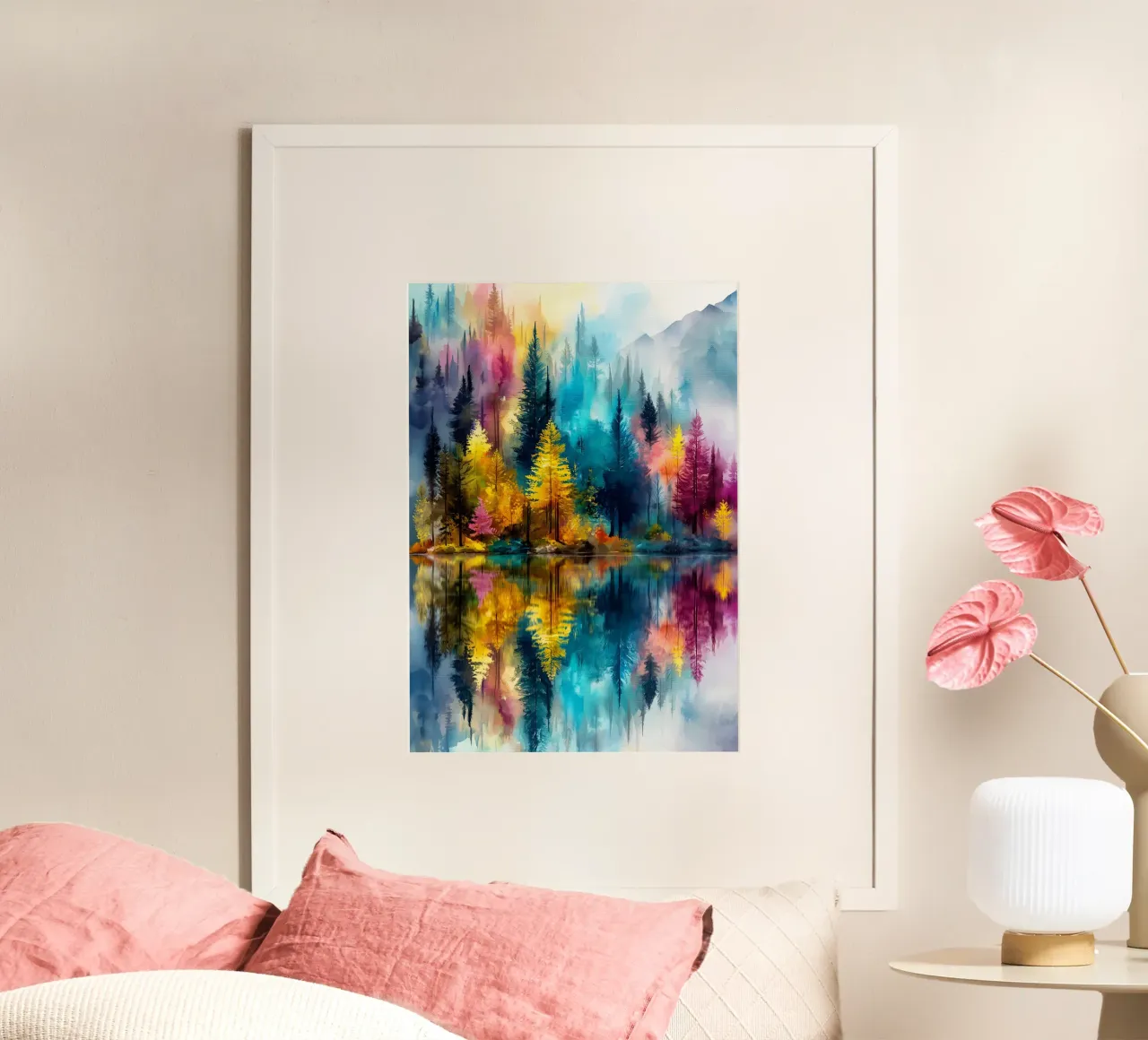 Magic forest 4 poster by Justyna Jaszke JBJart