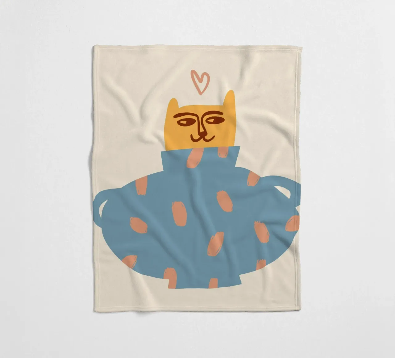 Tiny And Wild No 05 coperta in pile da treechild