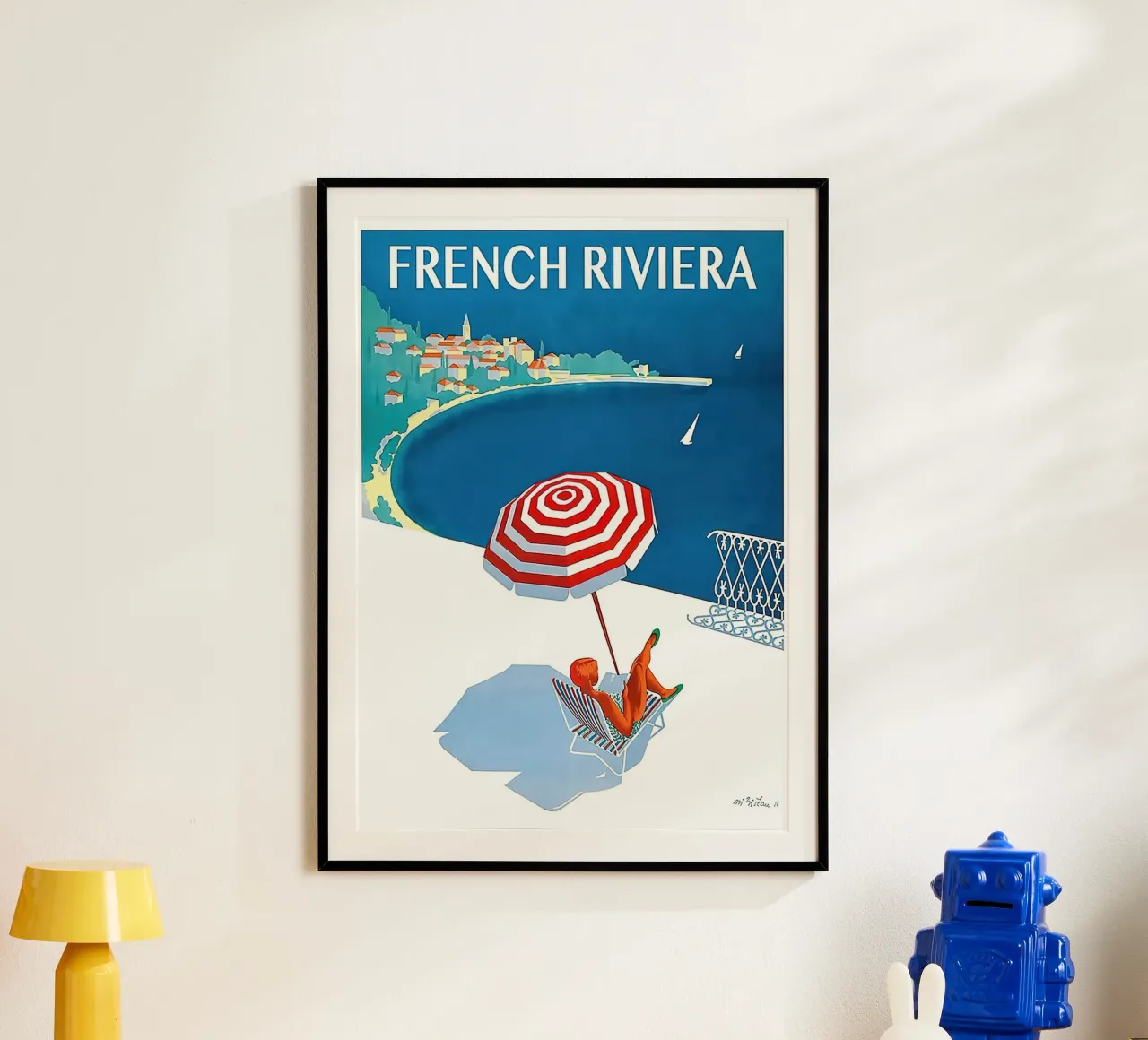 1954 Viaggio in Costa Azzurra carta hahnemühle da MisteryMachine