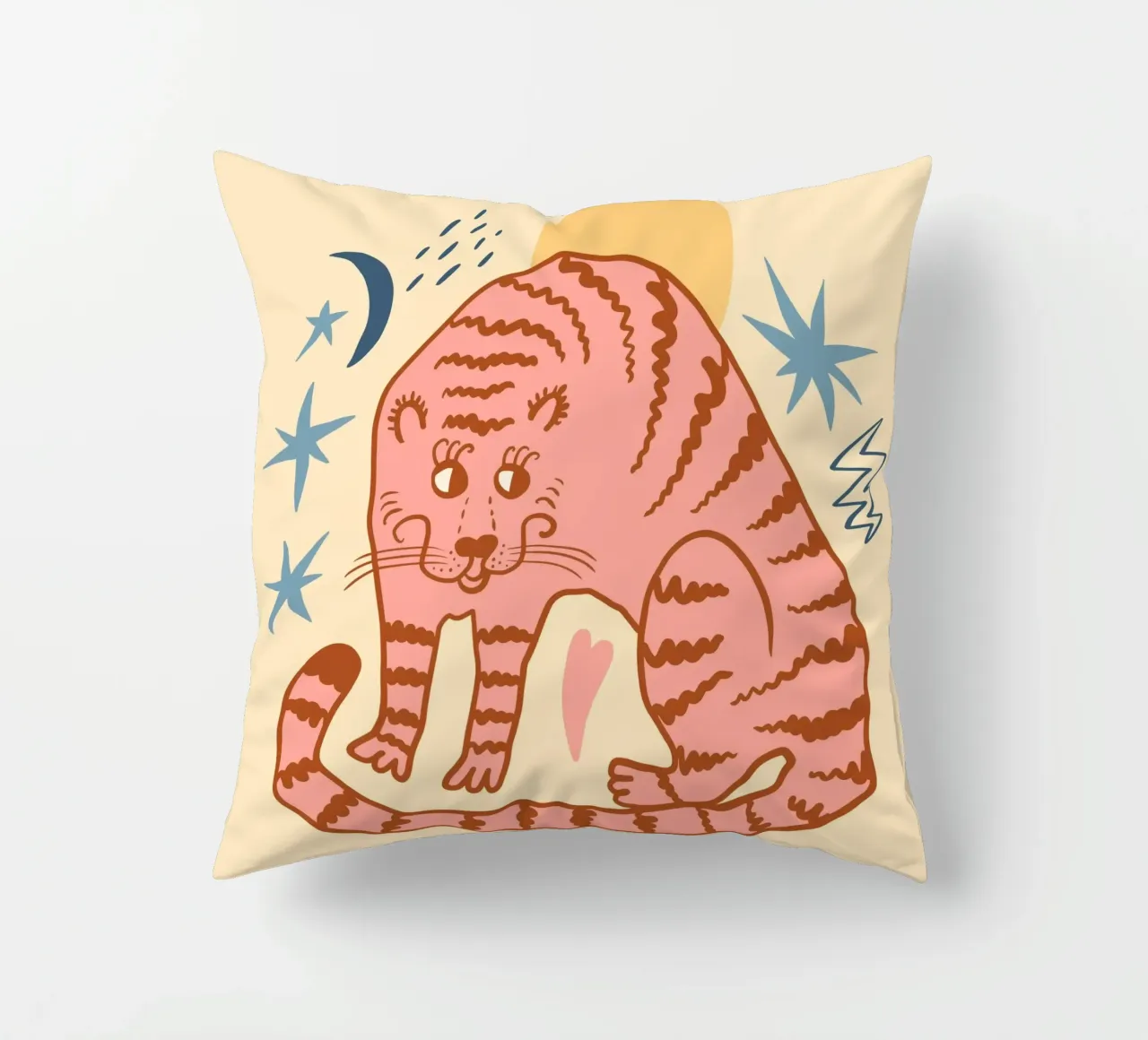 Tiny And Wild No 07 cuscino da treechild