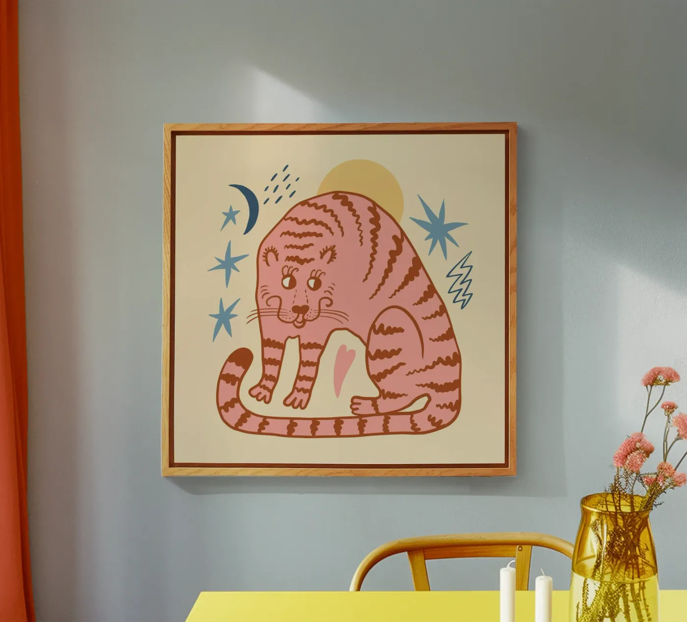 Tiny And Wild No 07 acryl van treechild