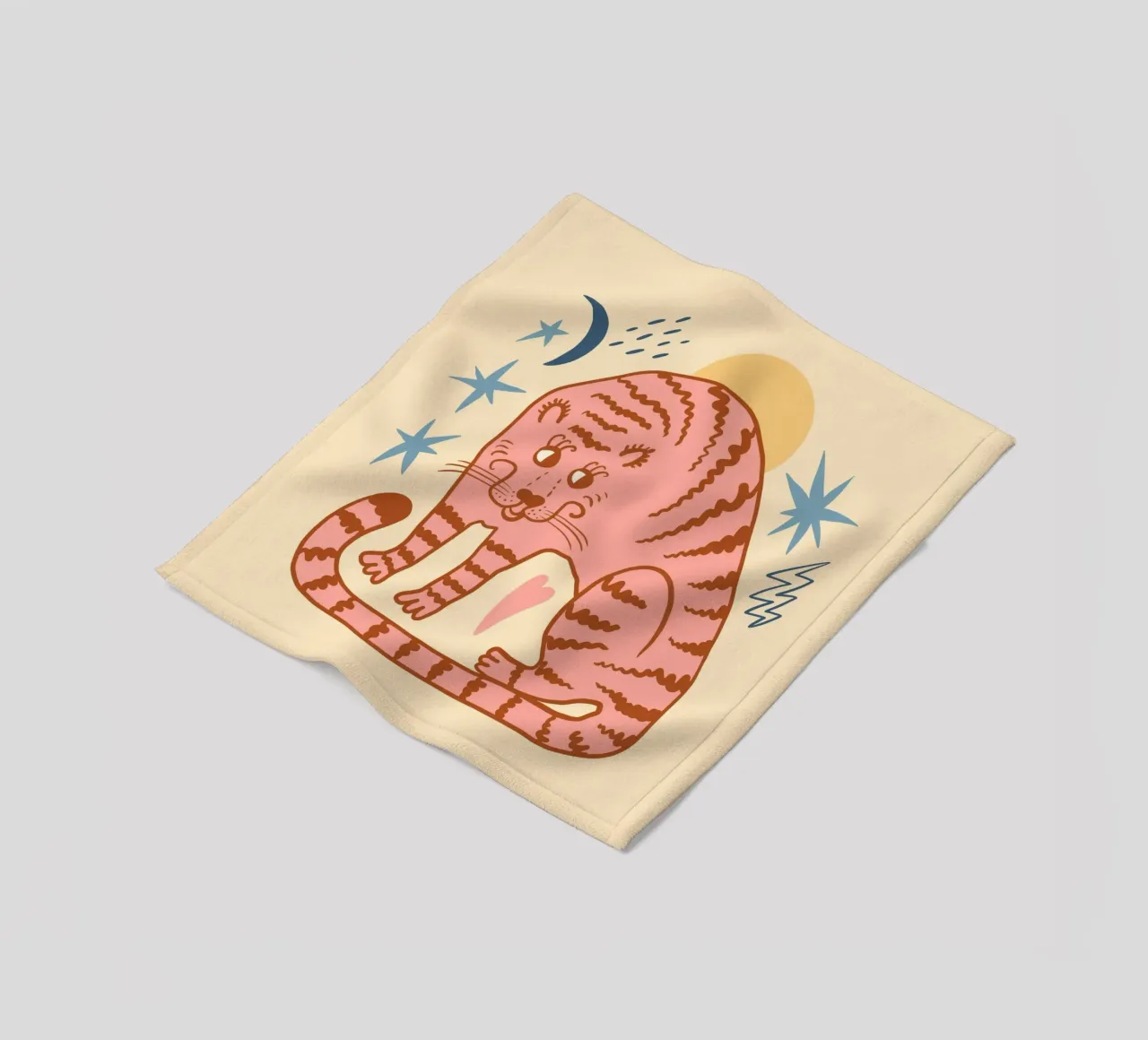 Tiny And Wild No 07 coperta in pile da treechild