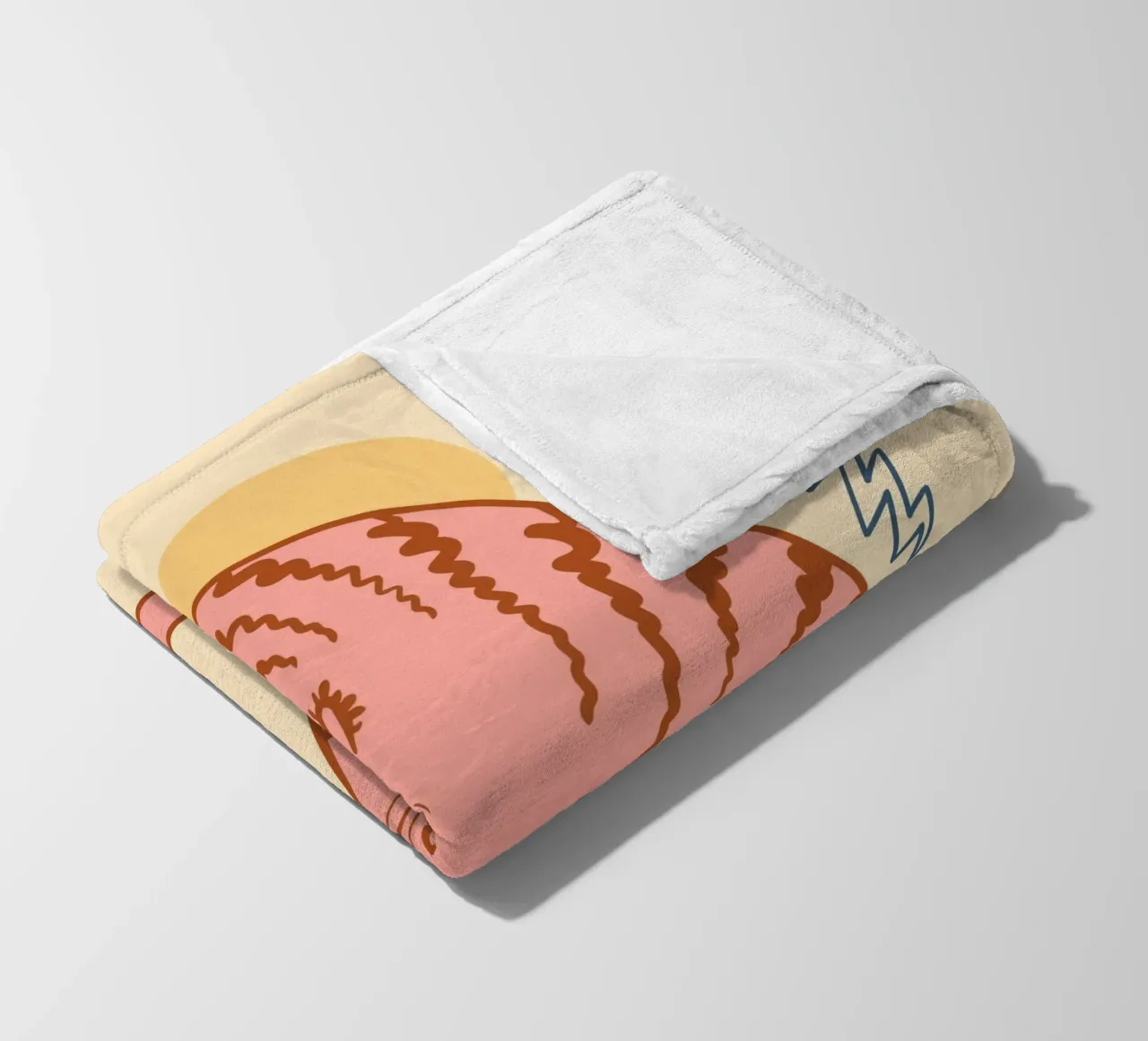 Tiny And Wild No 07 coperta in pile da treechild