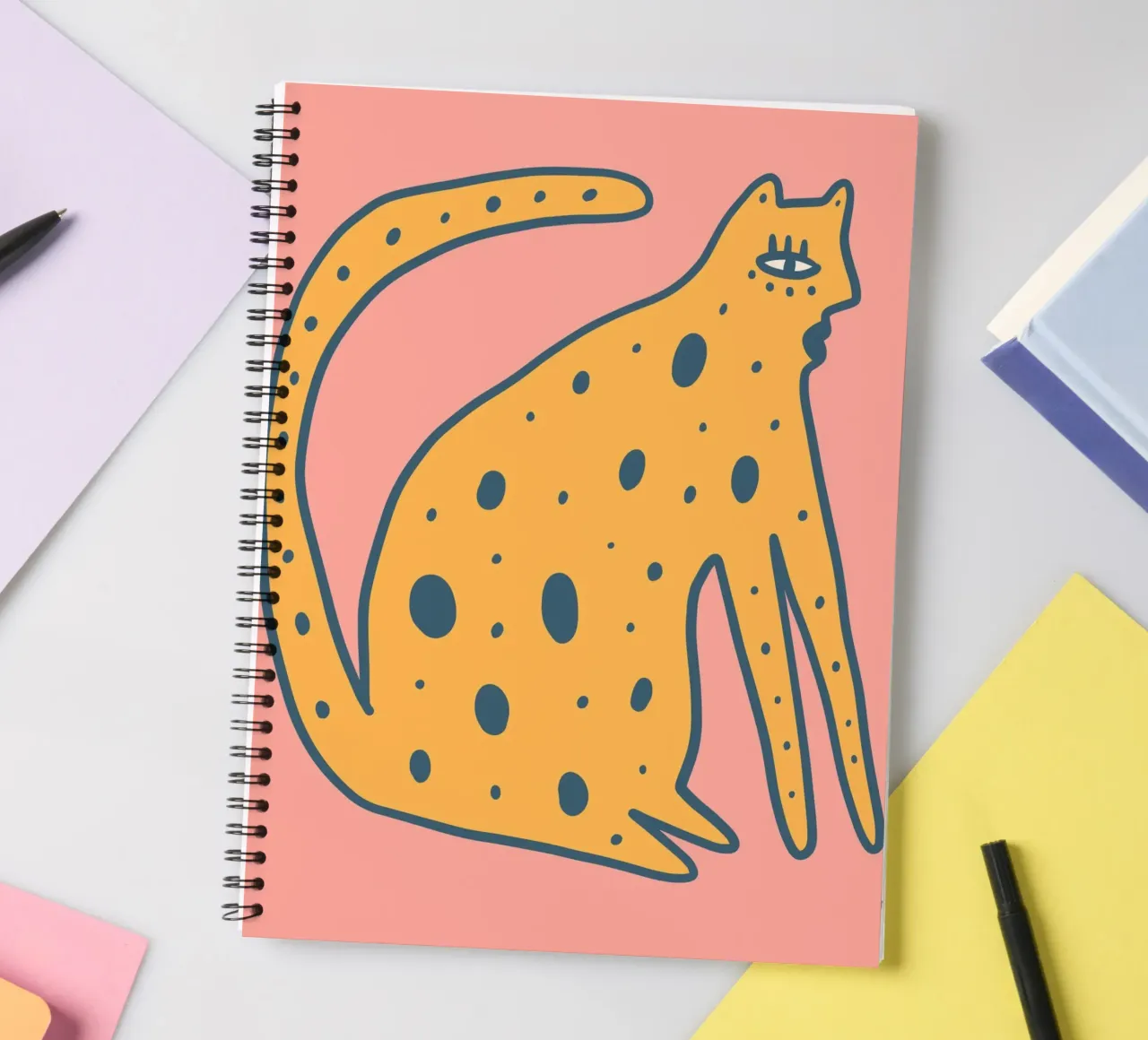 Tiny And Wild No 08 spiral notebook by treechild