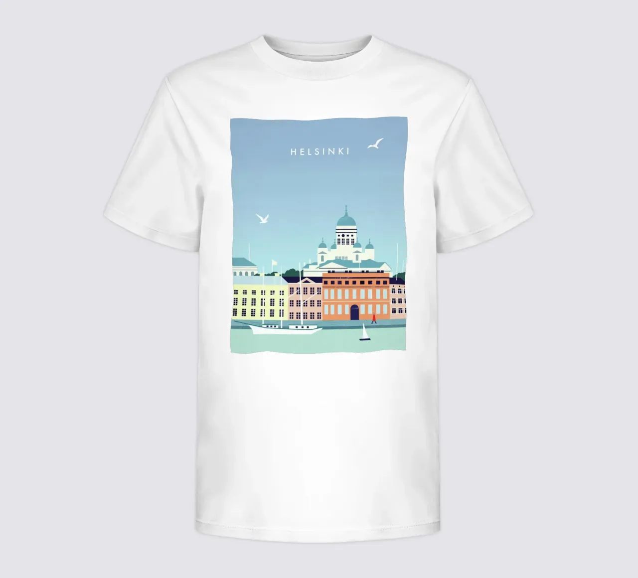 Helsinki t-shirt bambini da Katinka Reinke