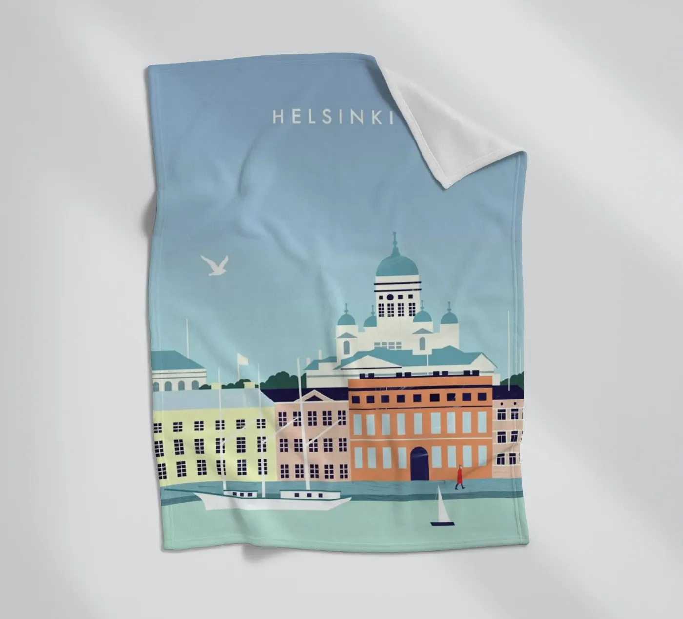 Helsinki fleecedeken van Katinka Reinke