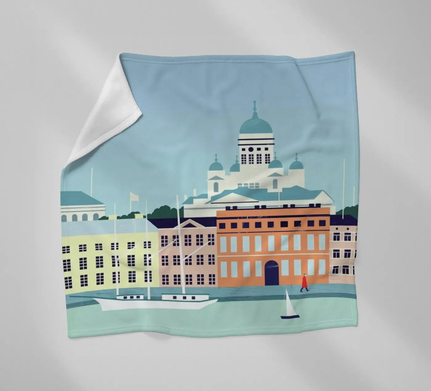 Helsinki fleecedeken van Katinka Reinke
