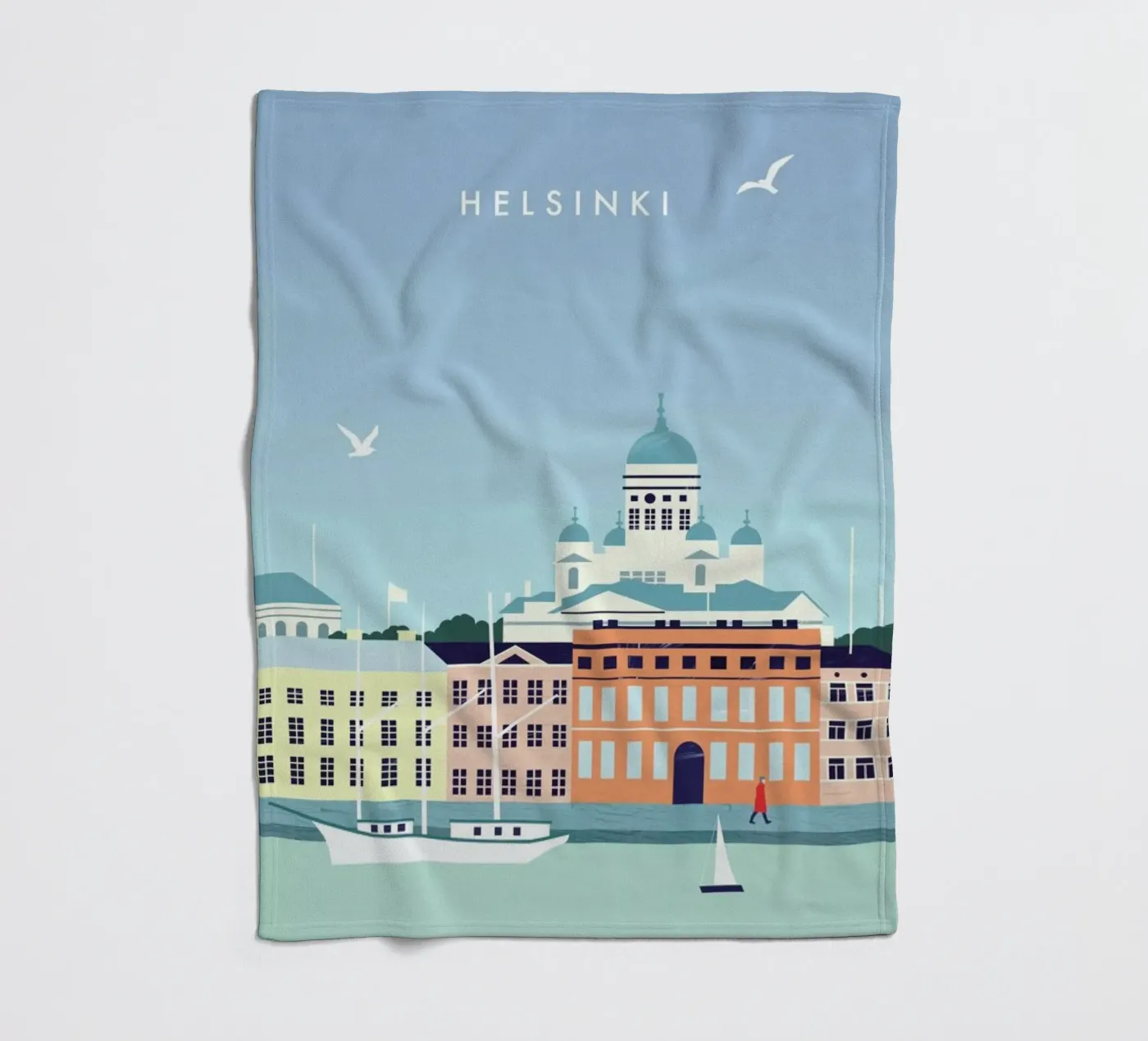 Helsinki fleecedeken van Katinka Reinke
