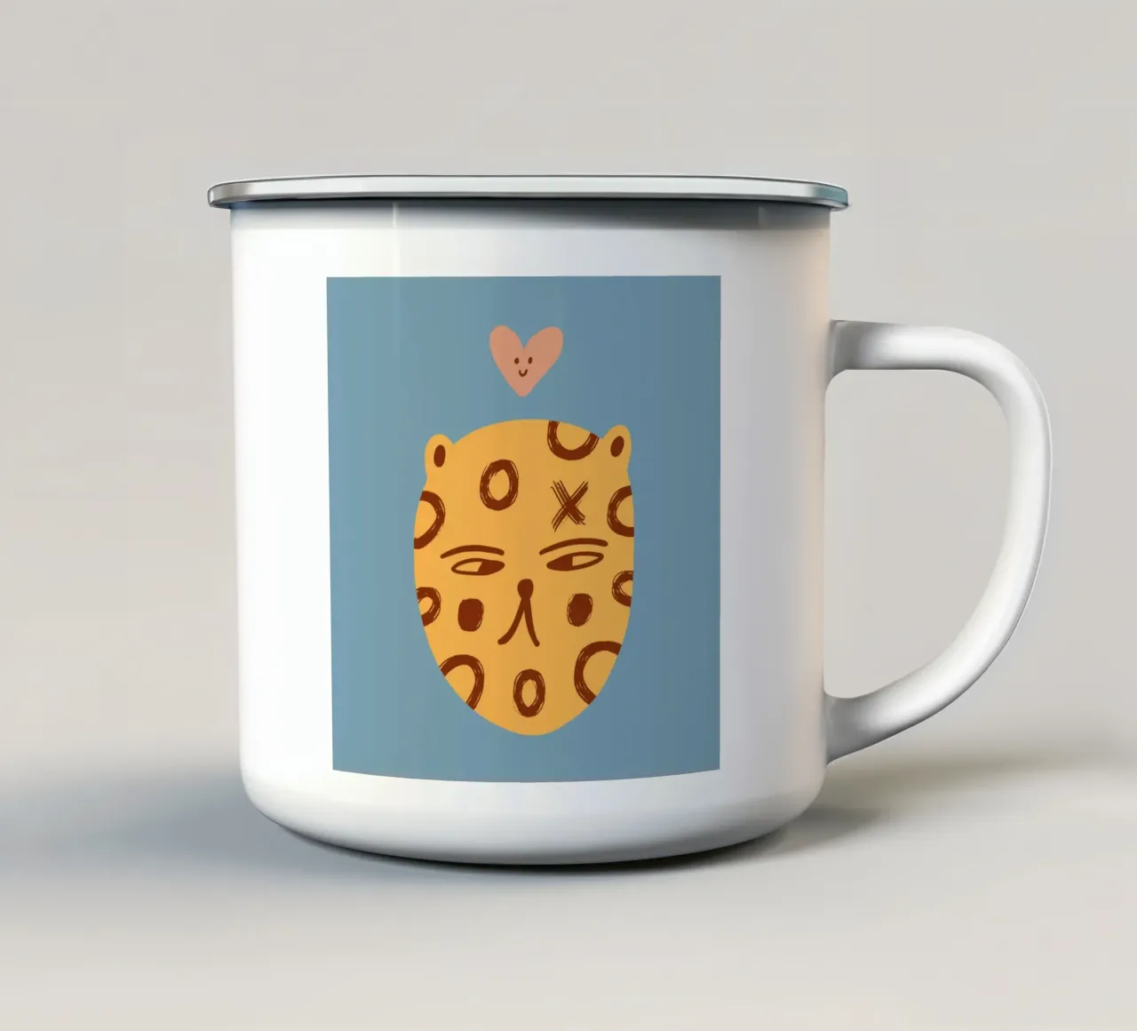 Tiny And Wild No 09 emaille mok van treechild