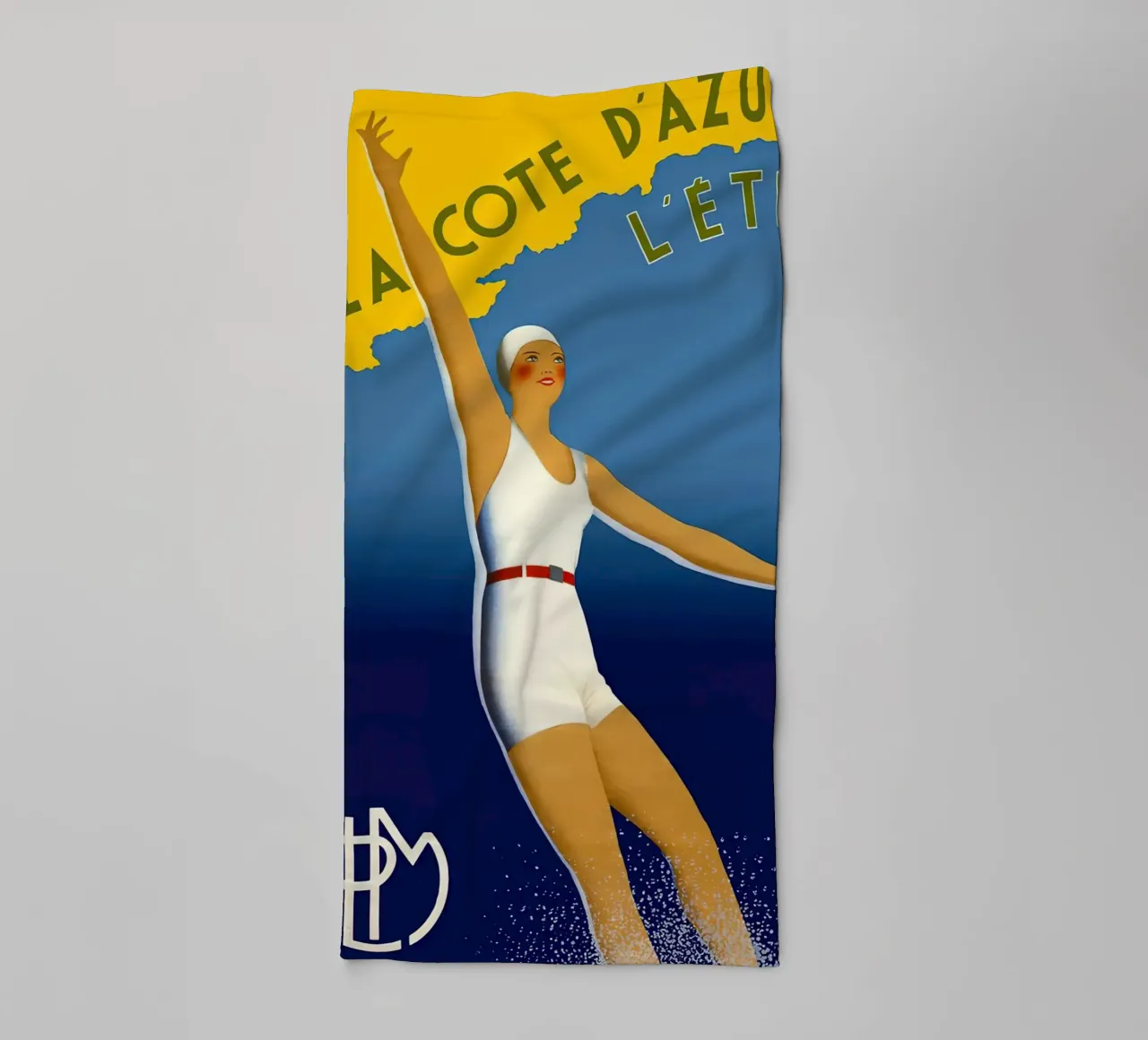 The French Riviera in summer - French Riviera towel by MisteryMachine