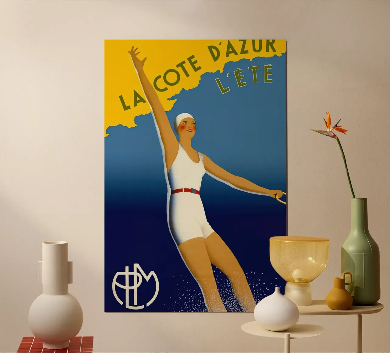 La Costa Azzurra in estate - Costa Azzurra poster da MisteryMachine
