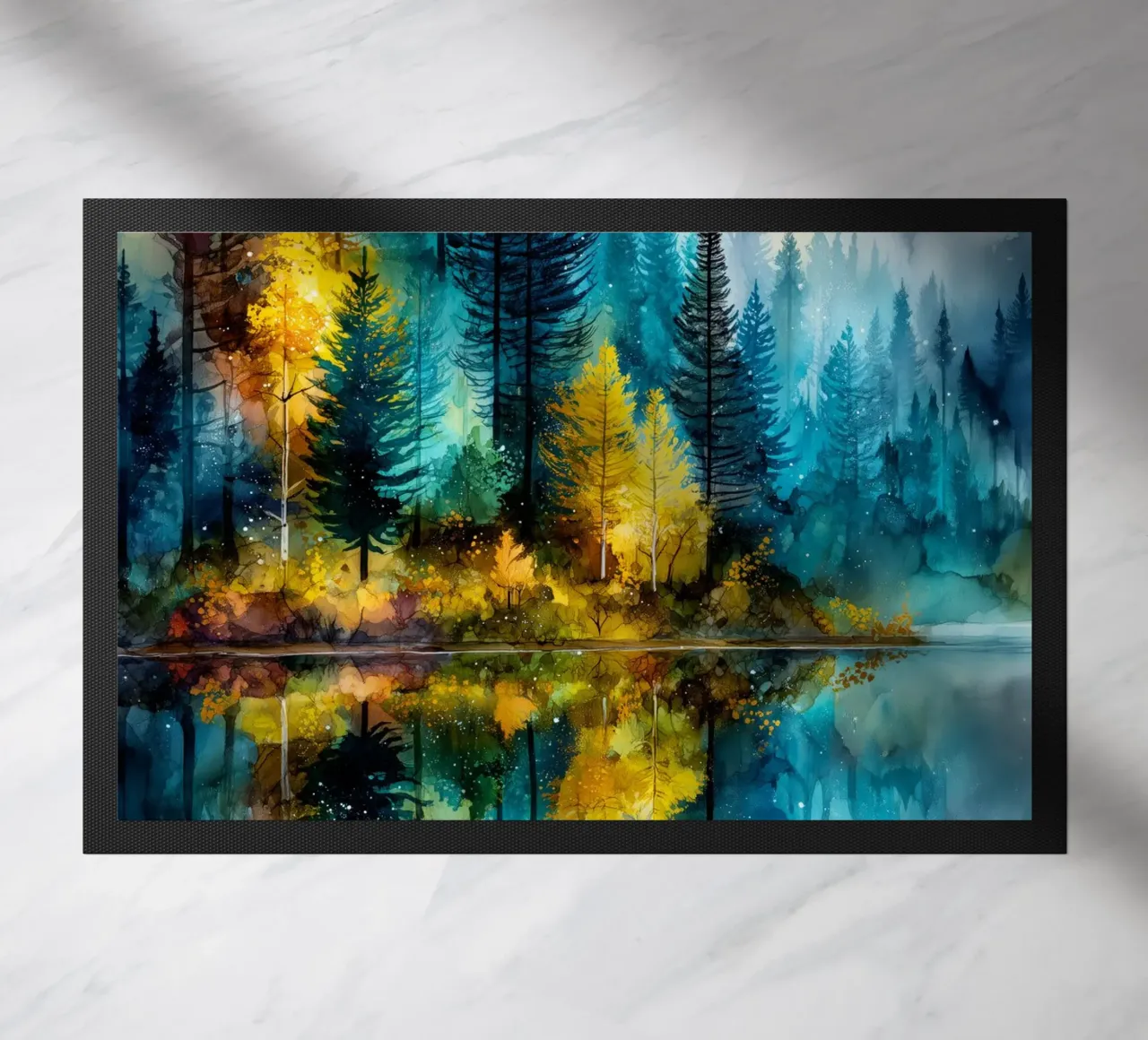 Magic Forest 6 doormat by Justyna Jaszke JBJart